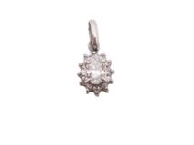 JEWELRY　ノンブランド　PT900　D0.41ct　約1.3g　【431】2143100529410