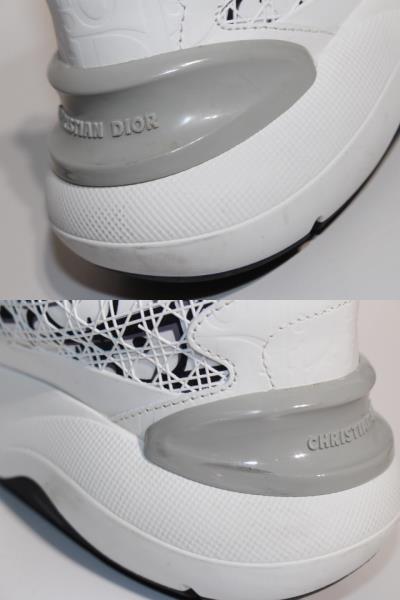 Dior ディオール スニーカー メンズ42 ホワイト ブラック ラバー