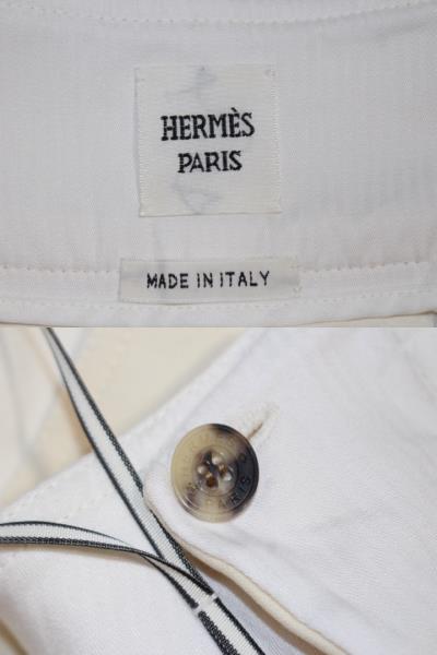 HERMES エルメス スカート レディース34 アイボリー ウール
