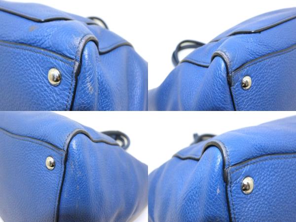 PRADA プラダ 2Wayショルダーバッグ BN2795 ブルー カーフ【200
