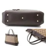 GUCCI グッチ GG シャリーライン ２ｗａｙバッグ ダークブラウン／ベージュ 269894【430】2148103825224