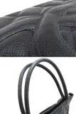 CHANEL シャネル 復刻トート ブラック/GP キャビア A01804【432】2148103817403
