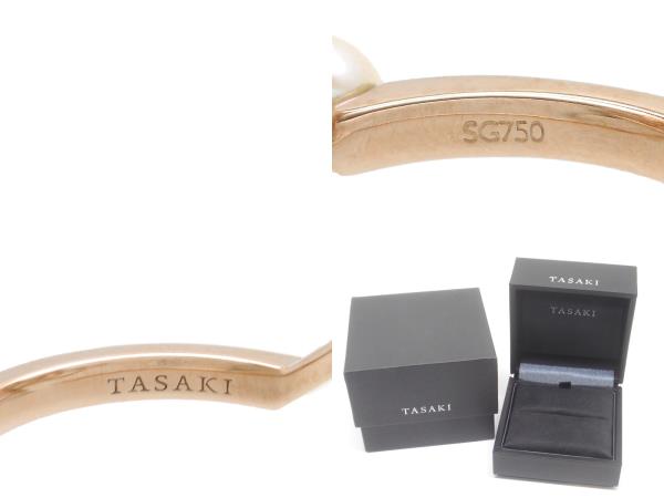 TASAKI タサキ アブストラクトスターリング パールリング 真珠