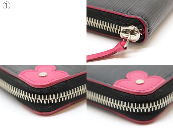 【極美品】ルイヴィトン エピ ポルトフォイユ・クレマンス  M62968 ルイ ヴィトン エピ ポルトフォイユ クレマンス ノワール M62968
