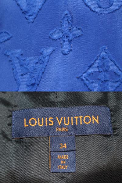 LOUIS VUITTON ルイヴィトン ブルゾン ジャケット レディース34 ブルー
