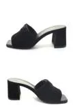 PRADA プラダ 靴 サンダル レディース36(約22.5～23.0cm) ブラック スエード (2148103842795) 【200】