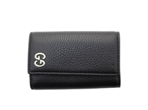 GUCCI グッチ　GGメタル　6連キーケース　473924　ブラック　レザー　 2148103877100　【200】