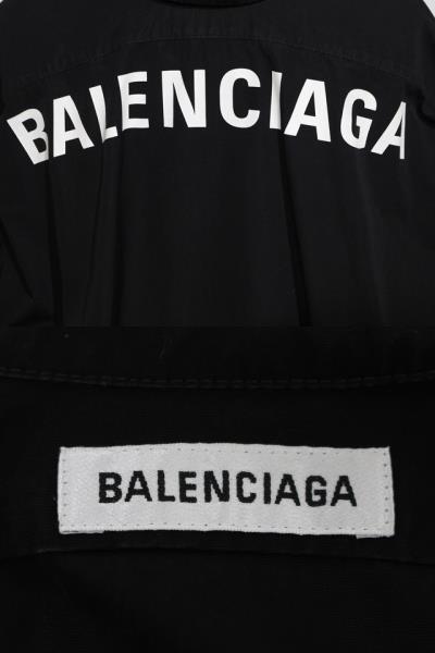 BALENCIAGA バレンシアガ トップス 32 ブラック レディース BALENCIAGA バレンシアガ 衣類 オーバーサイズシャツ レディース32