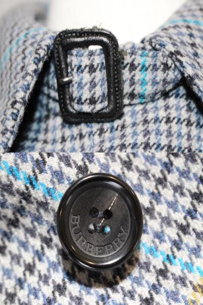 BURBERRY バーバリー コート レディース38 グレー ウール