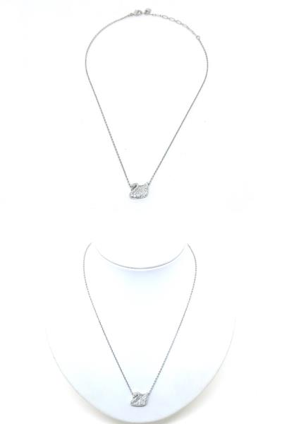 SWAROVSKI　スワロフスキー　ネックレス　鳥モチーフネックレス　アクセサリー　ラインストーン　ロジウム・コーティング　【431】