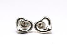 Tiffany&Co.　ティファニー　オープンハートピアス　シルバー　1.9g　【471】L
