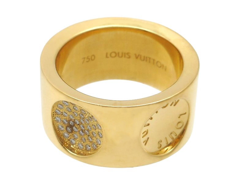Louis Vuitton ゴールドリング LOUIS VUITTON ルイ・ヴィトン グランドバーグアンプラント LV リング