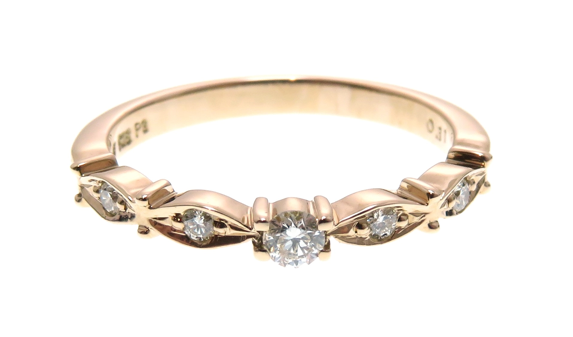 ダイヤモンドネックレス美品⭐k18金　ダイヤモンドリング⭐指輪⭐15号　ダイヤモンド3石⭐エステール