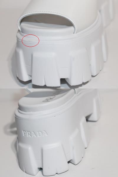 PRADA(プラダ) トライアングルプレート モノリス サンダル