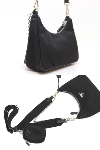 PRADA Re-Edition 2005 Re-Nylon ショルダーバッグ PRADA☆Re-Edition 2005 Re-Nylon バッグ ポーチ付☆すぐ届く！ (PRADA