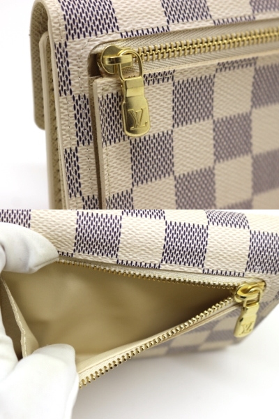 ルイヴィトン 三つ折り財布 ダミエ・アズール ポルトフォイユコアラ コアラ_7.jpg