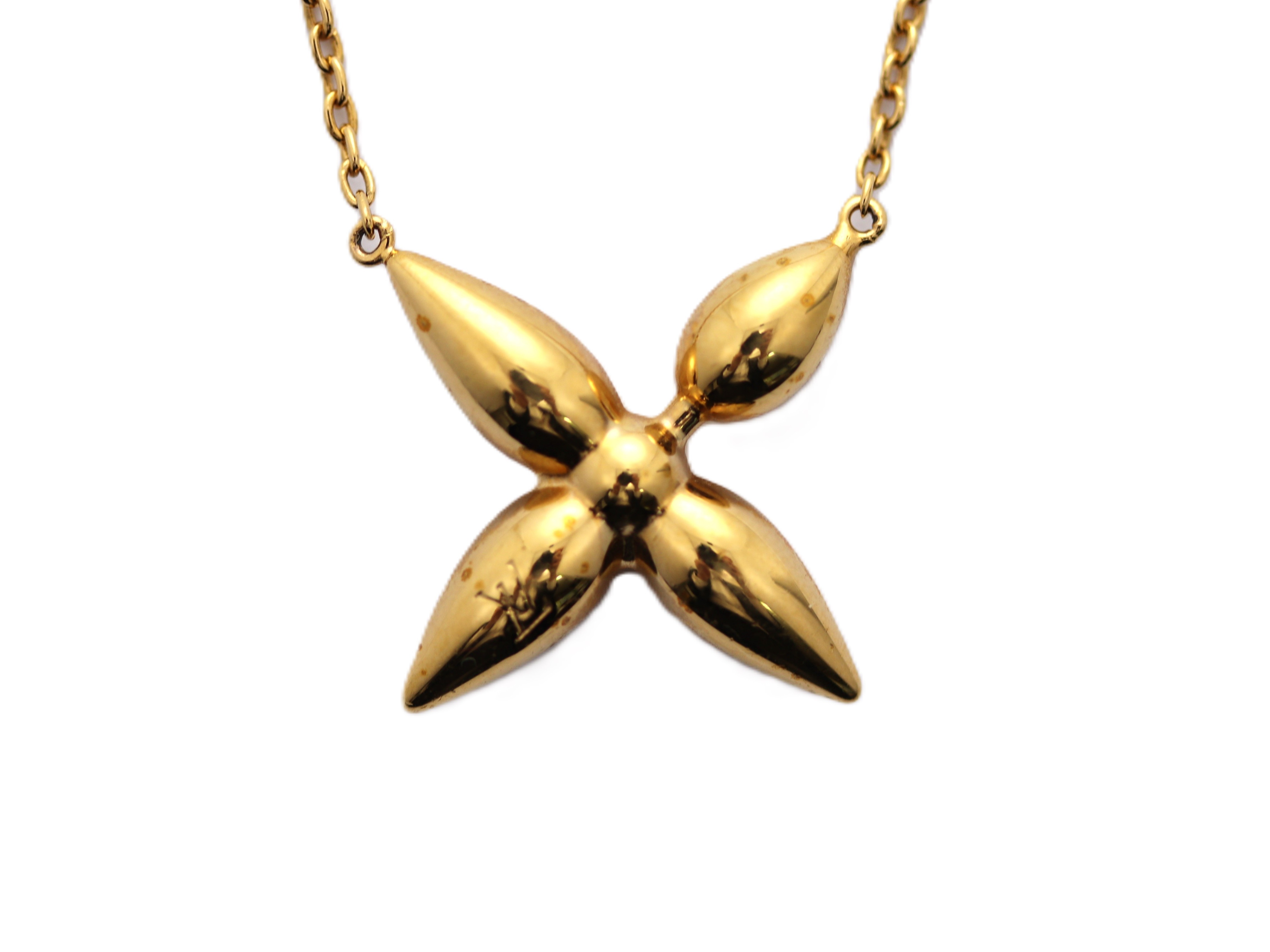 LOUIS VUITTON ルイヴィトン コリエ・ルイゼット モノグラム・フラワー