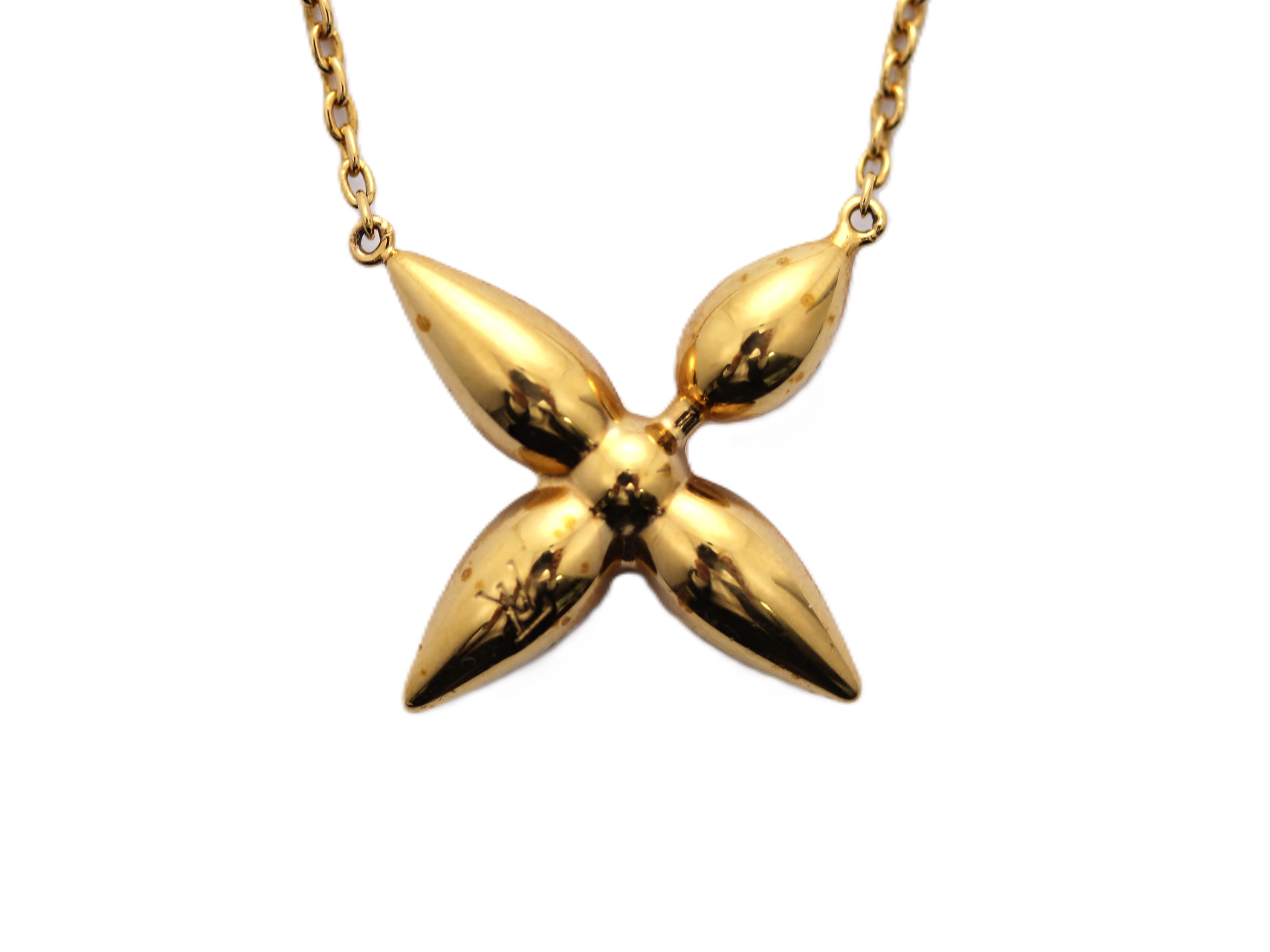 LOUIS VUITTON ルイヴィトン コリエ・ルイゼット モノグラム・フラワー