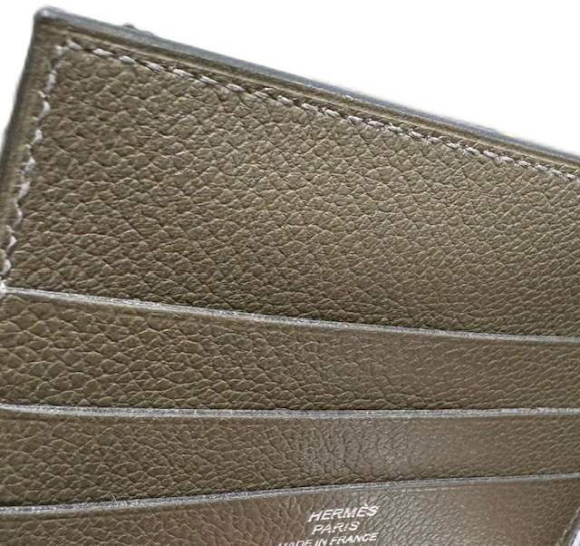 HERMES エルメス ポーカーGM ヴェールグリス シルバー金具 ヴォースイフト 2143200604932 【432】