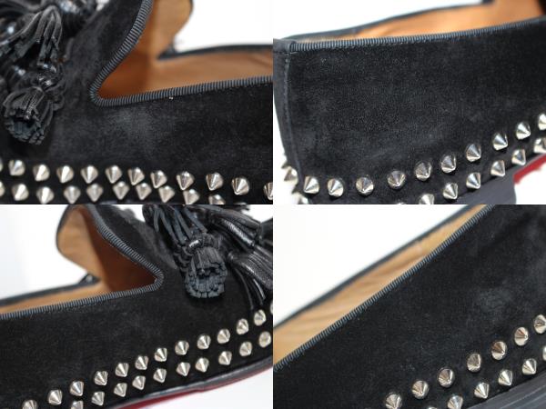 Christian Louboutin クリスチャンルブタン 革靴 メンズ40 ブラック