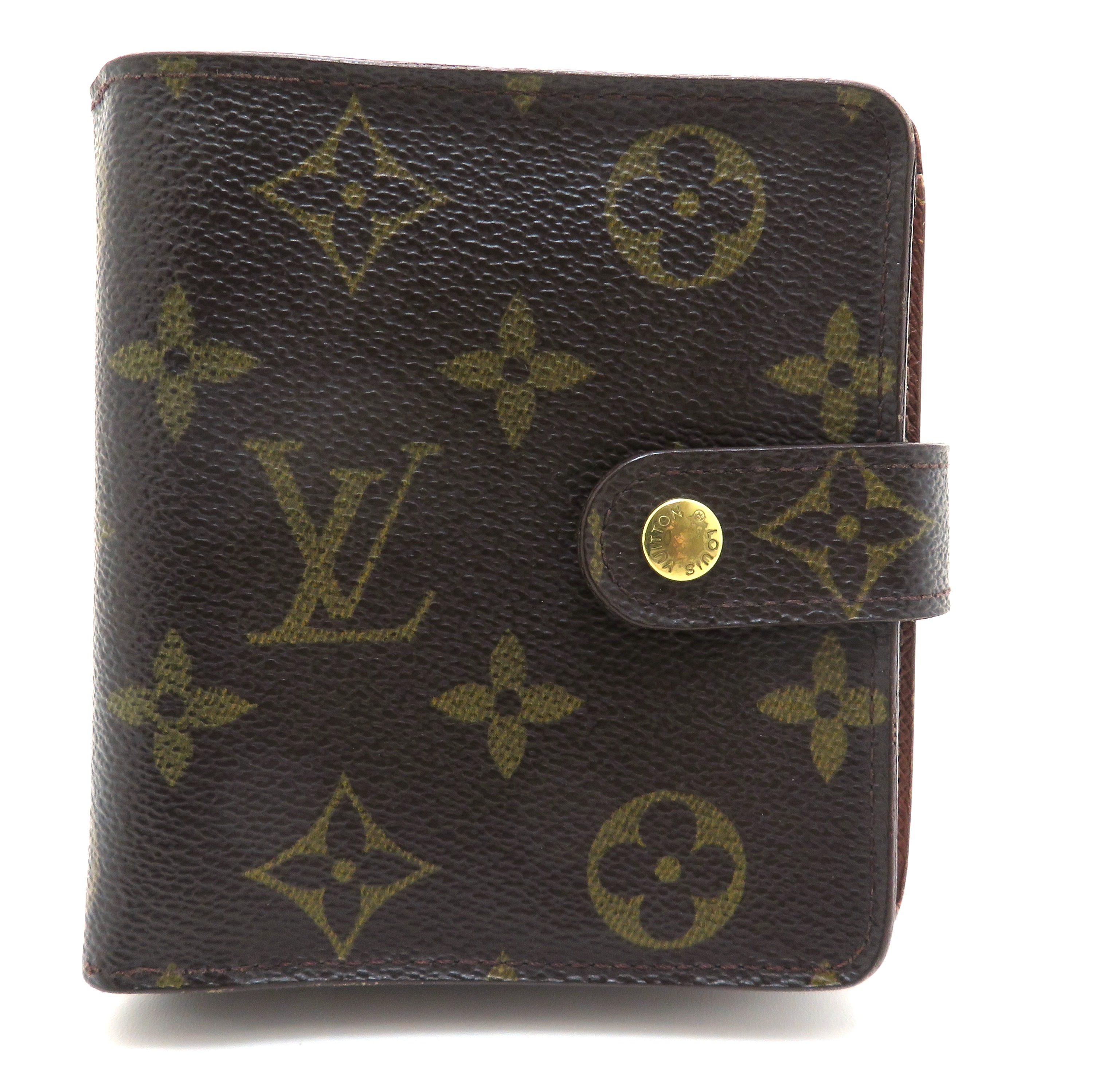 LOUIS VUITTON　ルイヴィトン　コンパクト・ジップ　M61667　モノグラム　【205】 image number 0