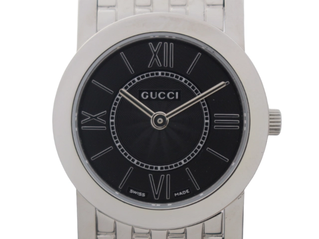 GUCCI グッチ 腕時計 5200L ブラック SS クォーツ レディース