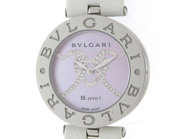 【BVLGARI】ブルガリ B-ZERO1 ダイヤモンドハート BZ30S クォーツ レディース_703439【ev20】