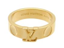 LOUIS VUITTON　ルイ・ヴィトン　アンプラント　LV　リング　指輪　YG　イエローゴールド　51号　日本サイズ:約11号　Q9K96E　5.8g