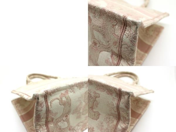 【とろろさま専用】ディオールブックトート　ミディアム DIOR ディオール ブックトートミディアム ピンク キャンバス