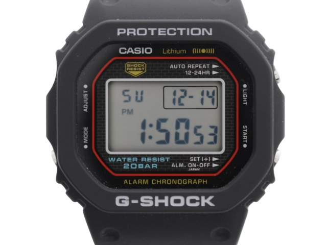 CASIO G-SHOCK DW-5000R-1AJF 初代復刻モデル 美品 カシオ Gショック 初代G-SHOCK復刻モデル DW-5000R-1AJF 腕時計 CASIO