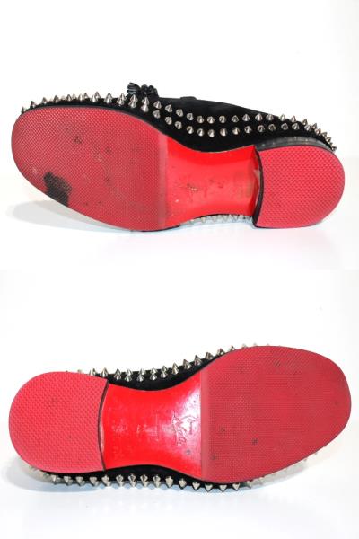 Christian Louboutin クリスチャンルブタン 革靴 メンズ40 ブラック