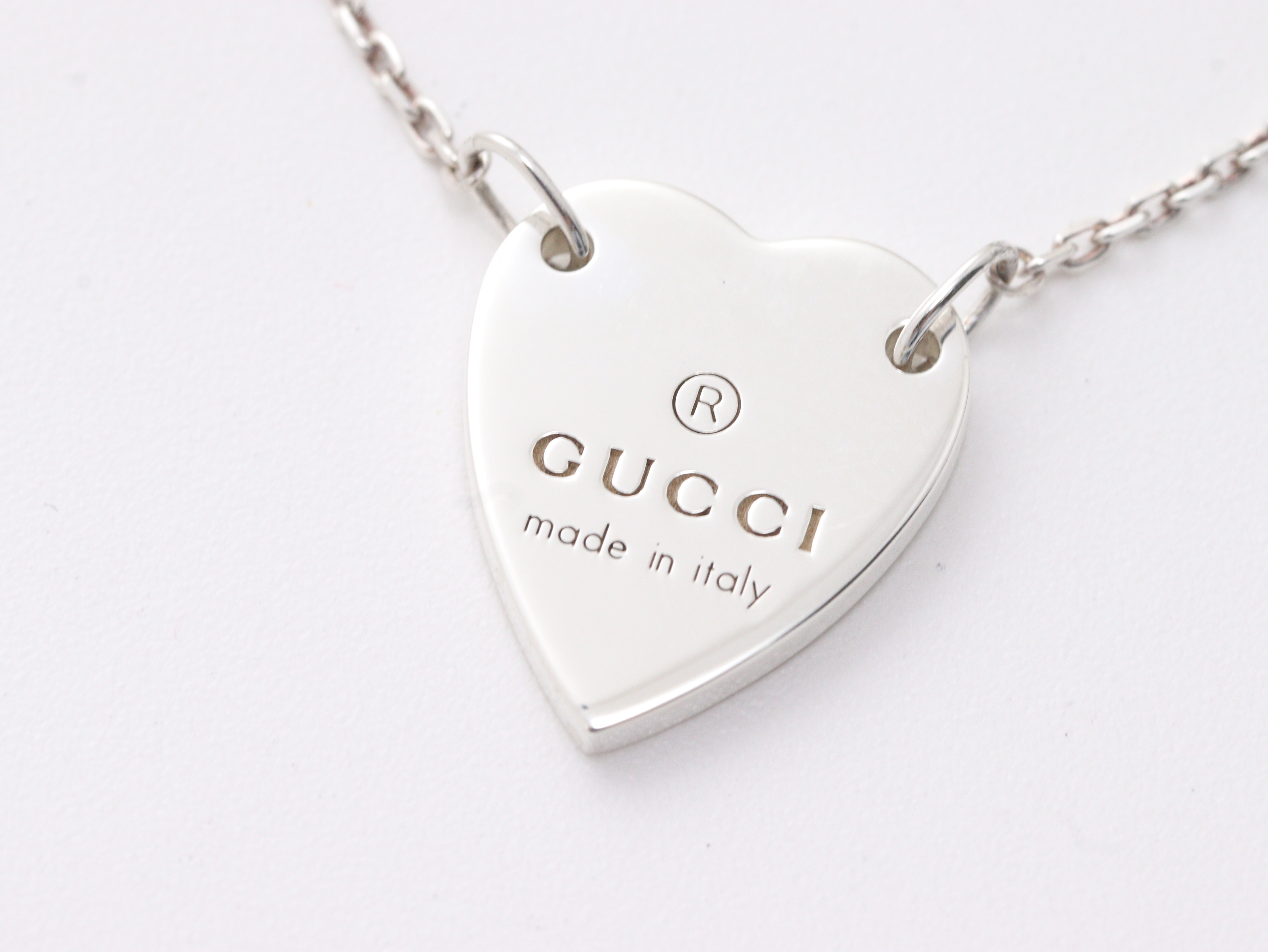 GUCCI グッチ ハートタグブレスレット シルバー 約5.4g 【471