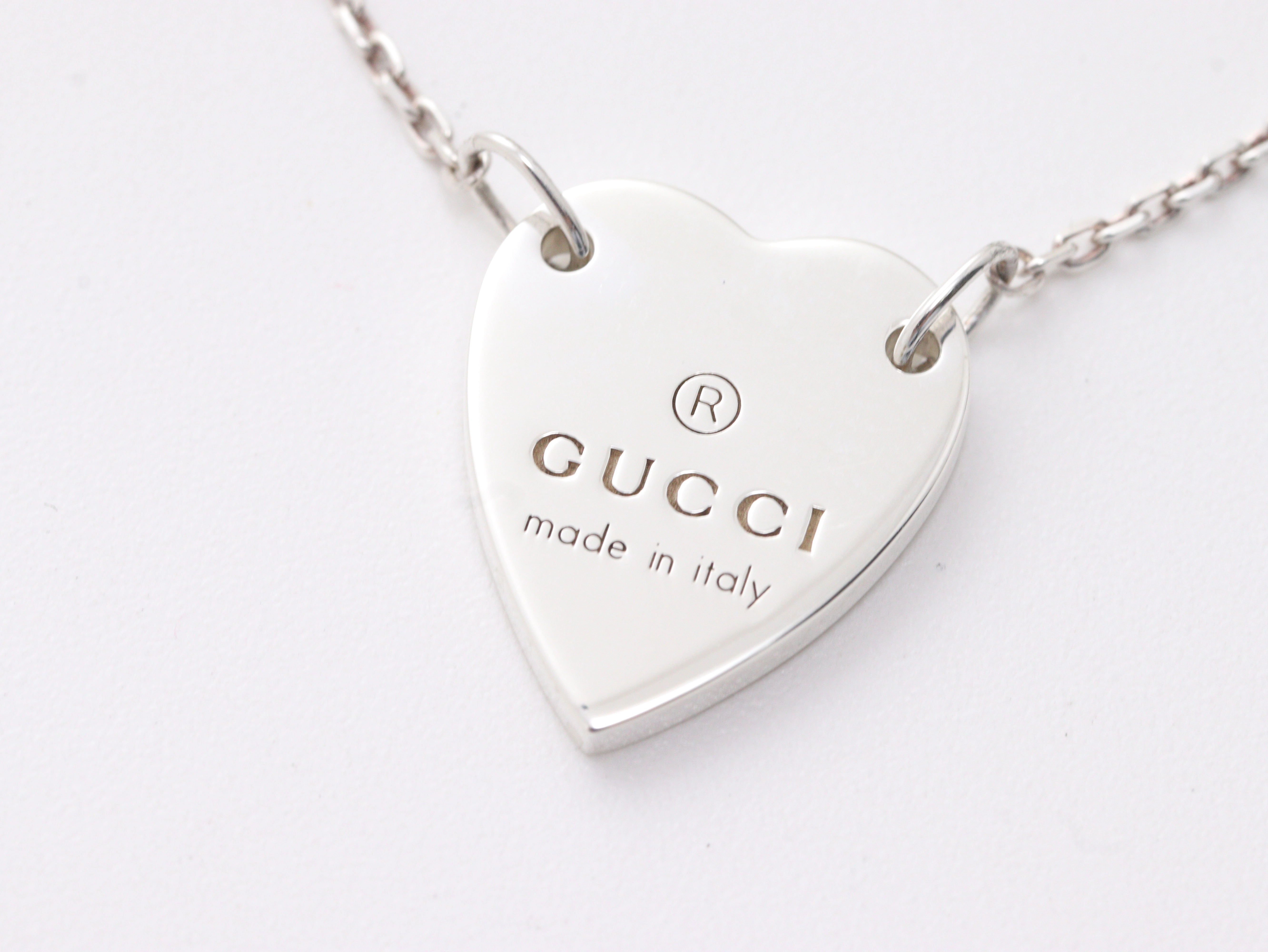 GUCCI ハート型ブレスレット シルバー GUCCI グッチ ボールチェーン ブレスレット ハート シルバー925