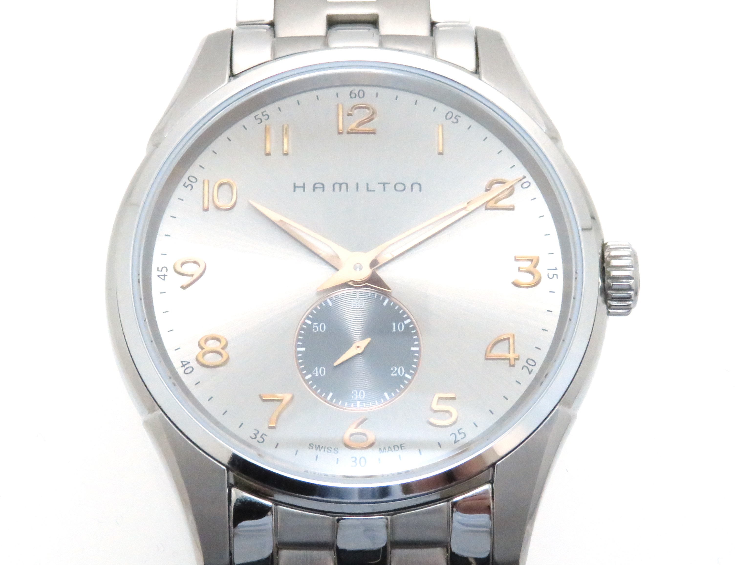 HAMILTON　ハミルトン　ジャズマスター シンライン　H384110　ステンレススチール　クオーツ　メンズ腕時計　【432】