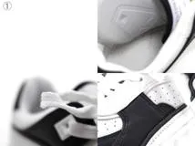 VALENTINO バレンチノ 靴 フリードット ロートップスニーカー レディース36ハーフ(約23.5cm) ホワイト/ブラック 革 4W2S01G5 (2148103861673) 【200】