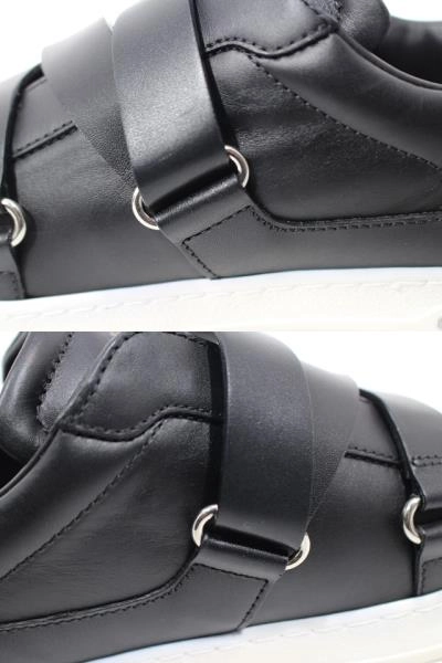 VALENTINO ヴァレンティノ 靴 Vパンク スニーカー レディース36ハーフ ブラック ホワイト レザー スタッズ 2143400222301 【200】