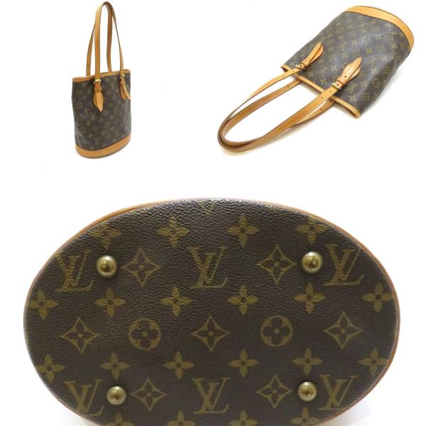 LOUIS VUITTON ルイ・ヴィトン プチ・バケット モノグラム M42238【430 