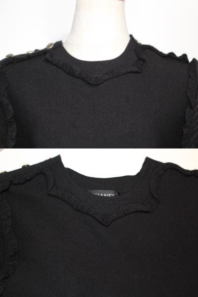 CHANEL シャネル ワンピース レディース36 ブラック カシミヤ