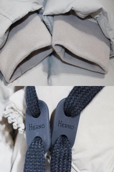 ヘルノ　men's タグ無し未使用　52 正規品　おまとめ HERNO ヘルノ ダウンコート メンズ52 グレー ナイロン PI0561U