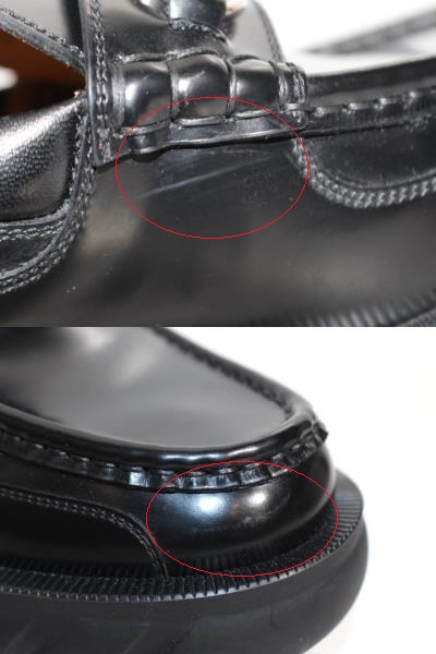 GUCCI グッチ ホースビット付き ローファー 革靴 メンズ7 約26cm