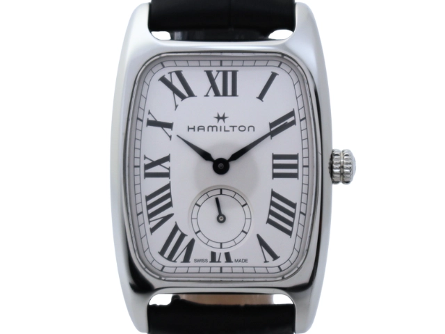 HAMILTON ハミルトン 腕時計 アメリカンクラシック ホワイト SS/革 H13421611 クォーツ 2120000344077 【200】