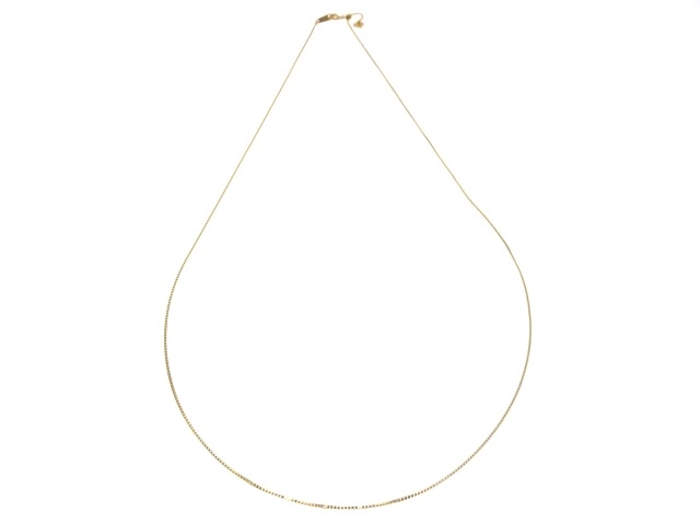 JEWELRY ノンブランド ジュエリー チェーン ネックレス K18 イエローゴールド 2.1g【473】