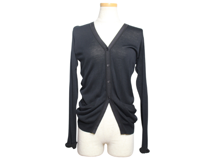 FOXEY NEW YORK フォクシーニューヨーク カーディガン レディース40 ブラック レーヨン ポリエステル 34225 2120000347849 【200】