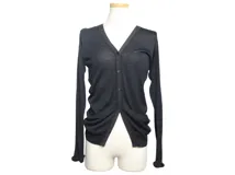 美品✨フォクシー　カシミヤ　シルク　カーディガン　ブラック　40 フォクシー ニューヨーク 長袖カーディガン シルク100% 45125