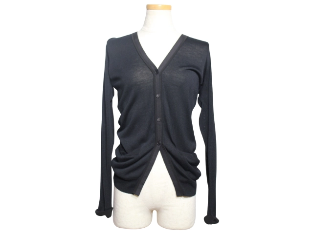 極美品✨FOXEY フォクシー F.T カーディガン アジュール 40 黒 ロゴ FOXEY - 美品 フォクシー ニューヨーク FOXEY NEW YORK ニット