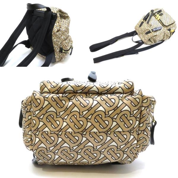 BURBERRY バーバリー TBモノグラム ミニバックパック ベージュ