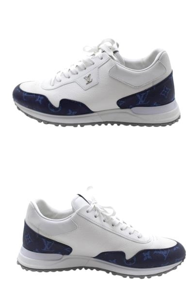 LOUIS VUITTON ルイヴィトン 靴 ランアウェイ・ライン スニーカー メンズ9(約27.5cm) マリーヌ レザー 1ADG4C 参考定価:¥174,900-