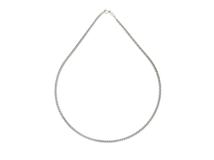 UNOAERRE　ウノアエレ　チェーンネックレス　デザインネックレス　K14ホワイトゴールド　約12.4g　2147100574401　【207】