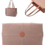 LOEWE ロエベ クッショントート トープ キャンバス/カーフ