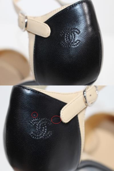 CHANEL シャネル サンダル レディース35ハーフ ブラック